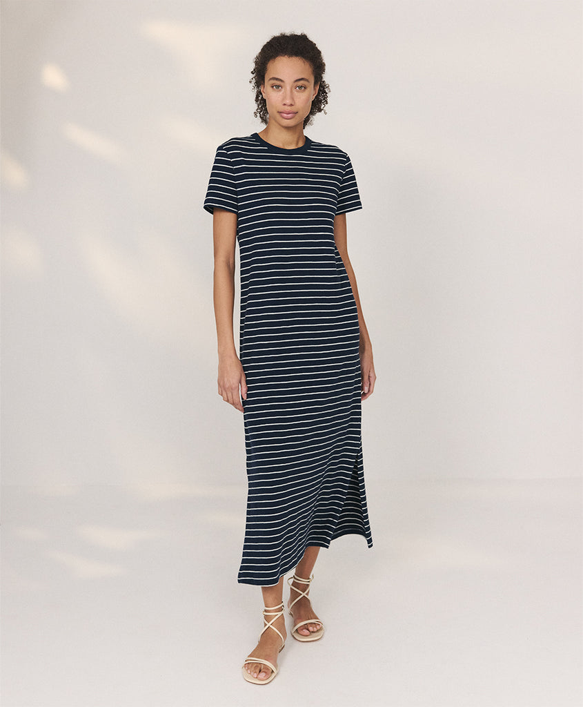 pact dress Organic Cotton Slub Easy T-Shirts Maxi Women's Dress Saranac : XL organic fabric that feels Color:Wht/Multi Floral Best Macys-Summer-Dresses-Casual - Buy EVSP26WD015-SL