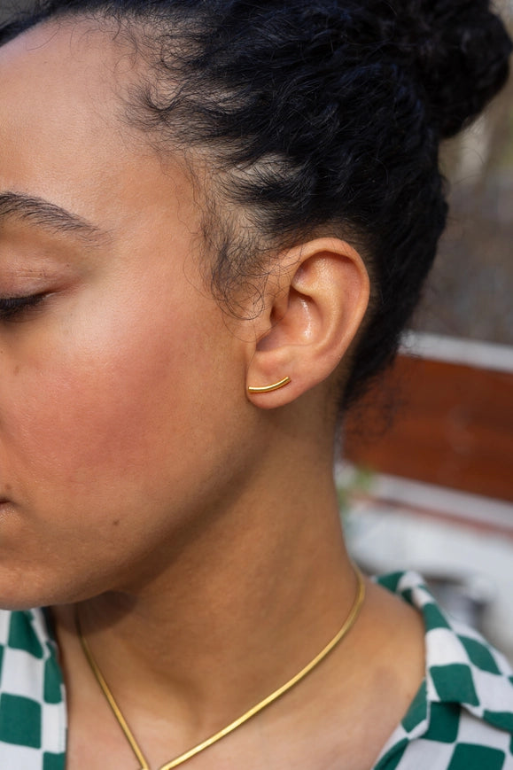 Peter + June Arch Stud Earrings