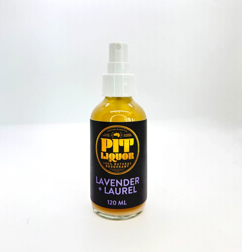 Pit Liquor Lavender + Laurel Deodorant 120ml Spray Bottle