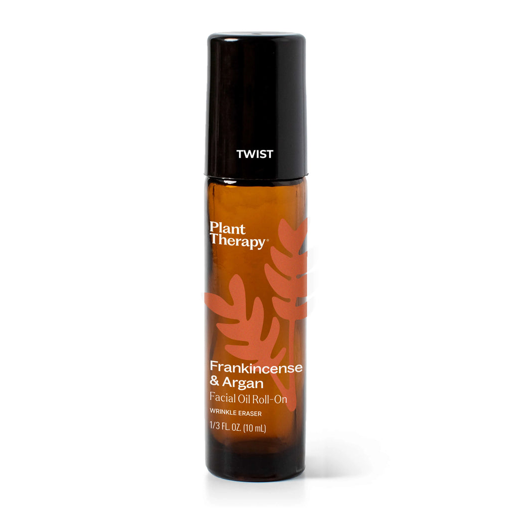 Plant Therapy Skin Smoothing, Brightening Frankincense & Argan Facial Oil Roll-On