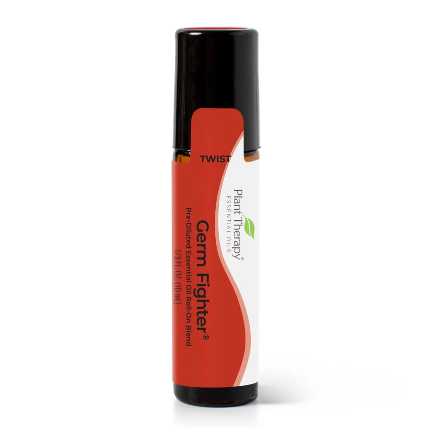 Plant Therapy Aromatherapy Germ Fighter Immune Support Essential Oil Pre-Diluted Roll-on