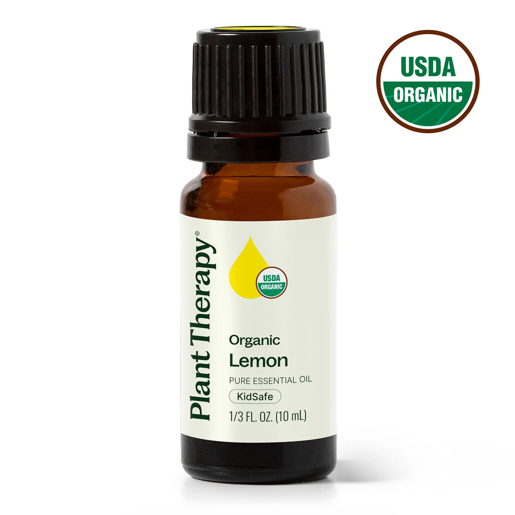Plant Therapy Aromatherapy Organic Lemon Essential Oil