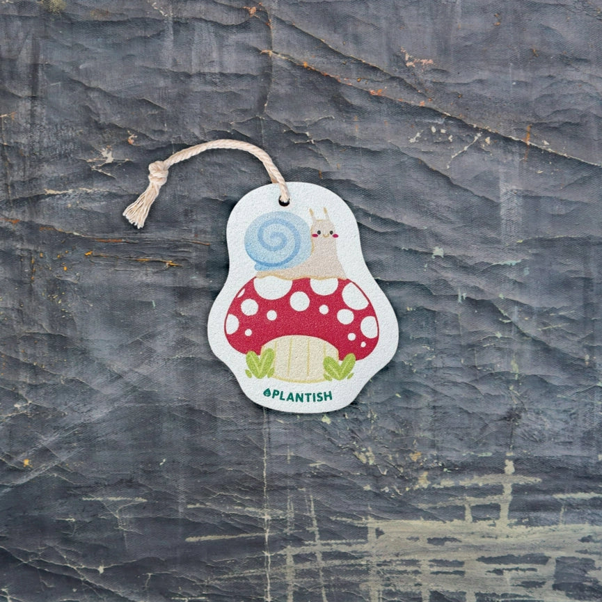 Plantish Pop Up Cellulose Dish Sponges Mossy Snail - Natural Zero Waste