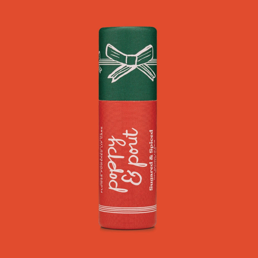 Poppy & Pout Natural, Cruelty-Free Eco Friendly Sugared & Spiced Lip Balm