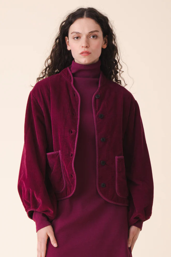 Prairie Underground Organic Cotton Deadstock Régine Jacket in African Violet