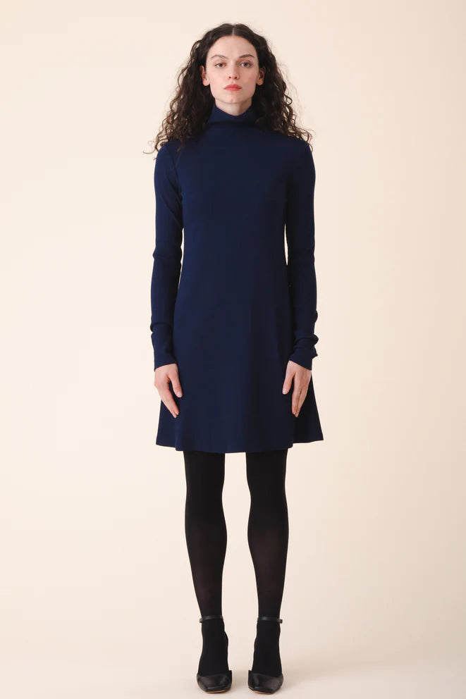 Prairie Underground Organic Cotton New Usual Dress in Midnight