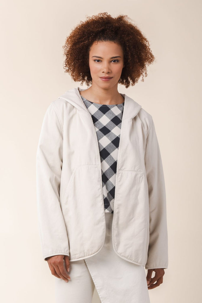 Prairie Underground Quilted Hover Coat in Oyster