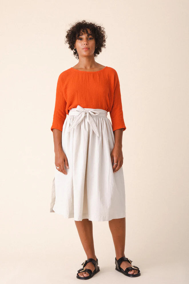 Prairie Underground 100% Organic Cotton Interlock Third Wave Top - Electric Red