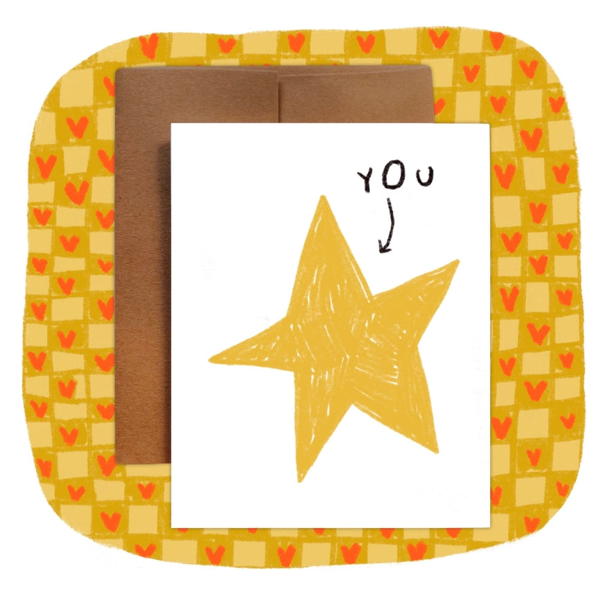 Rani Ban Co Greeting Card - You Are a Star