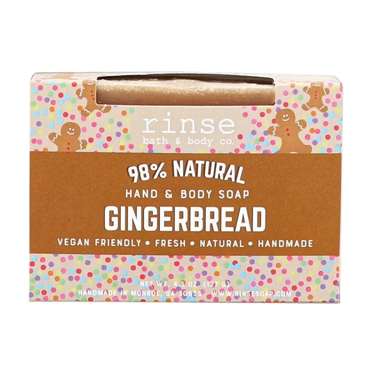 Rinse Bath & Body Co Gingerbread Holiday Soap