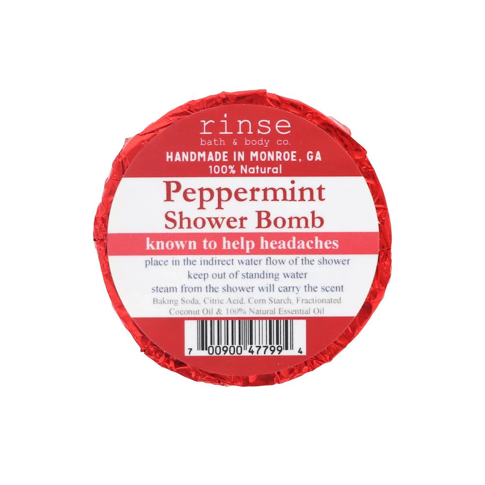 Rinse Bath & Body Co Peppermint Headache Relief Shower Steamer Bomb