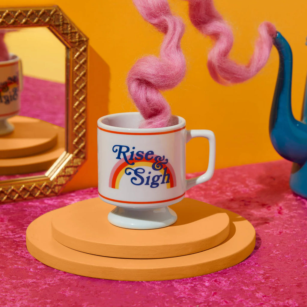 Rise & Sigh Pedestal Mug