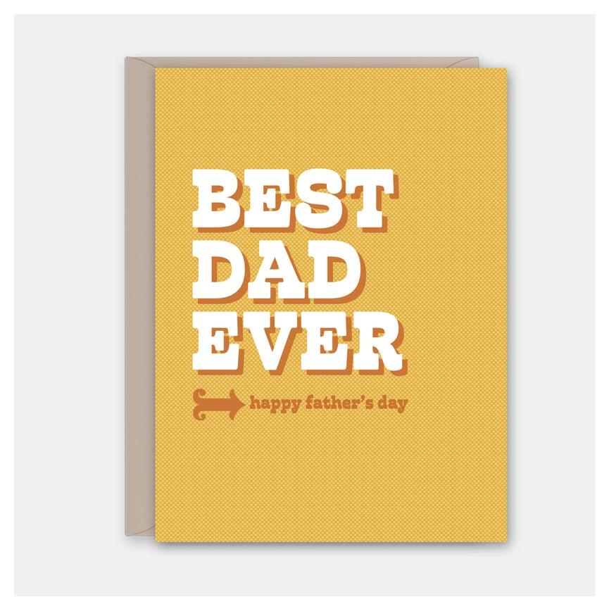 Rock Scissor Paper Best Dad Ever Father's Day Card