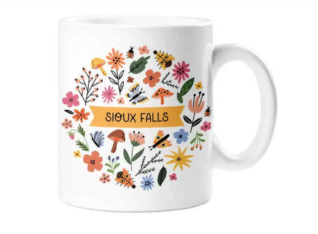Rock Scissor Paper Sioux Falls Meadow Ceramic Mug