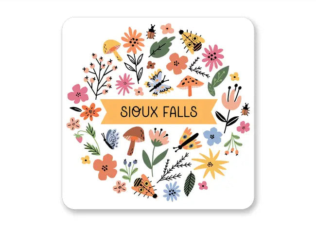 Rock Scissor Paper Sioux Falls Meadow Vinyl Sticker