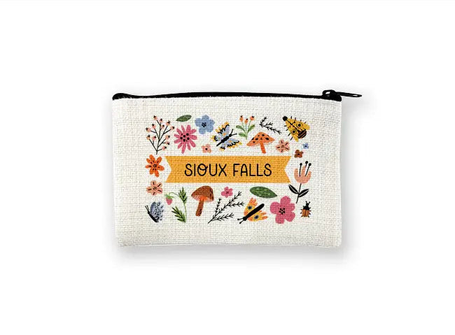 Rock Scissor Paper Sioux Falls Meadow Canvas Zippered Pouch