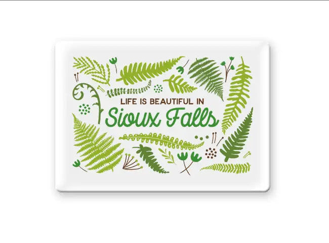 Rock Scissor Paper Life is Beautiful in Sioux Falls Magnet