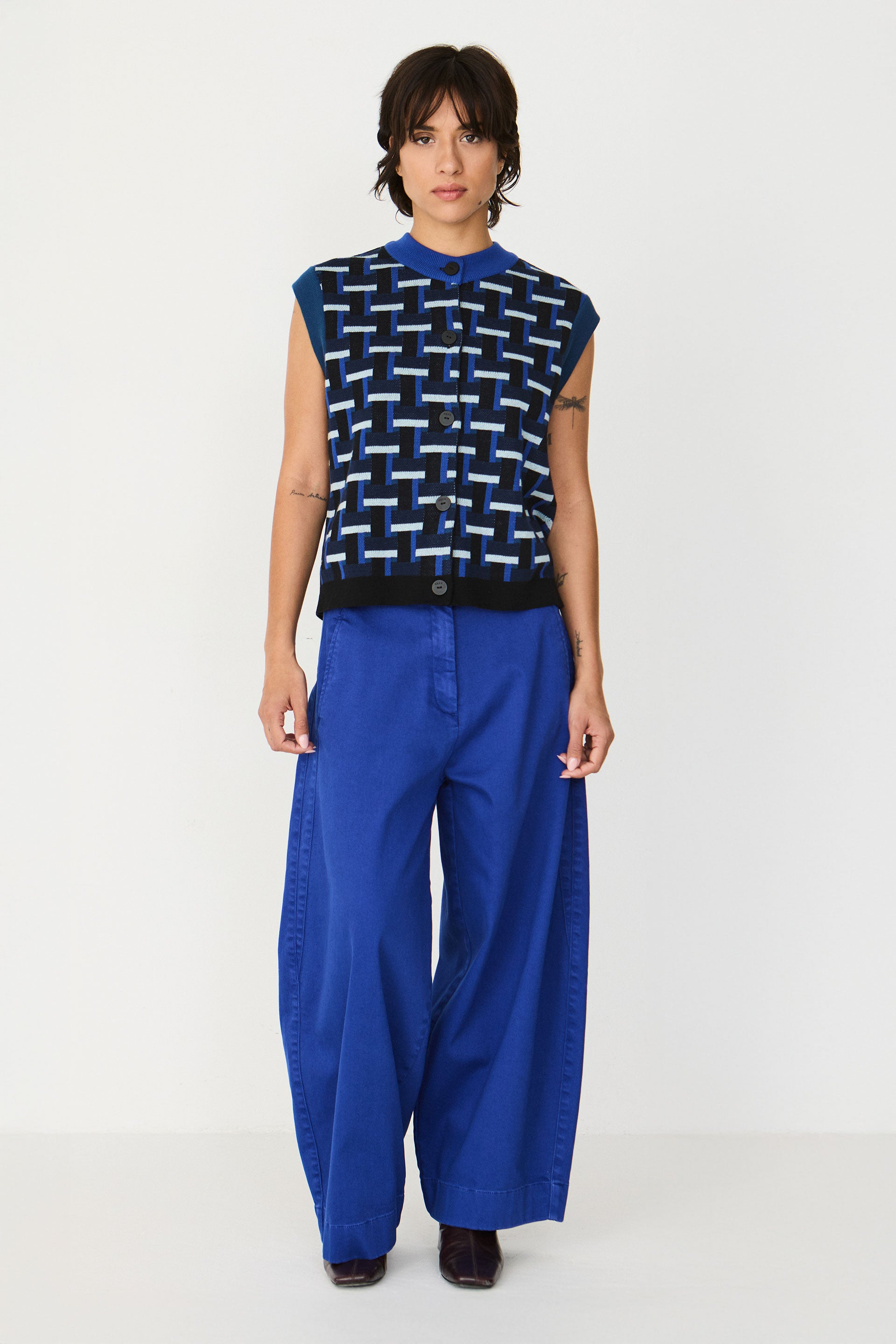 SKFK 100% GOTS Certified Organic Cotton GAMITZA Jacquard Texture