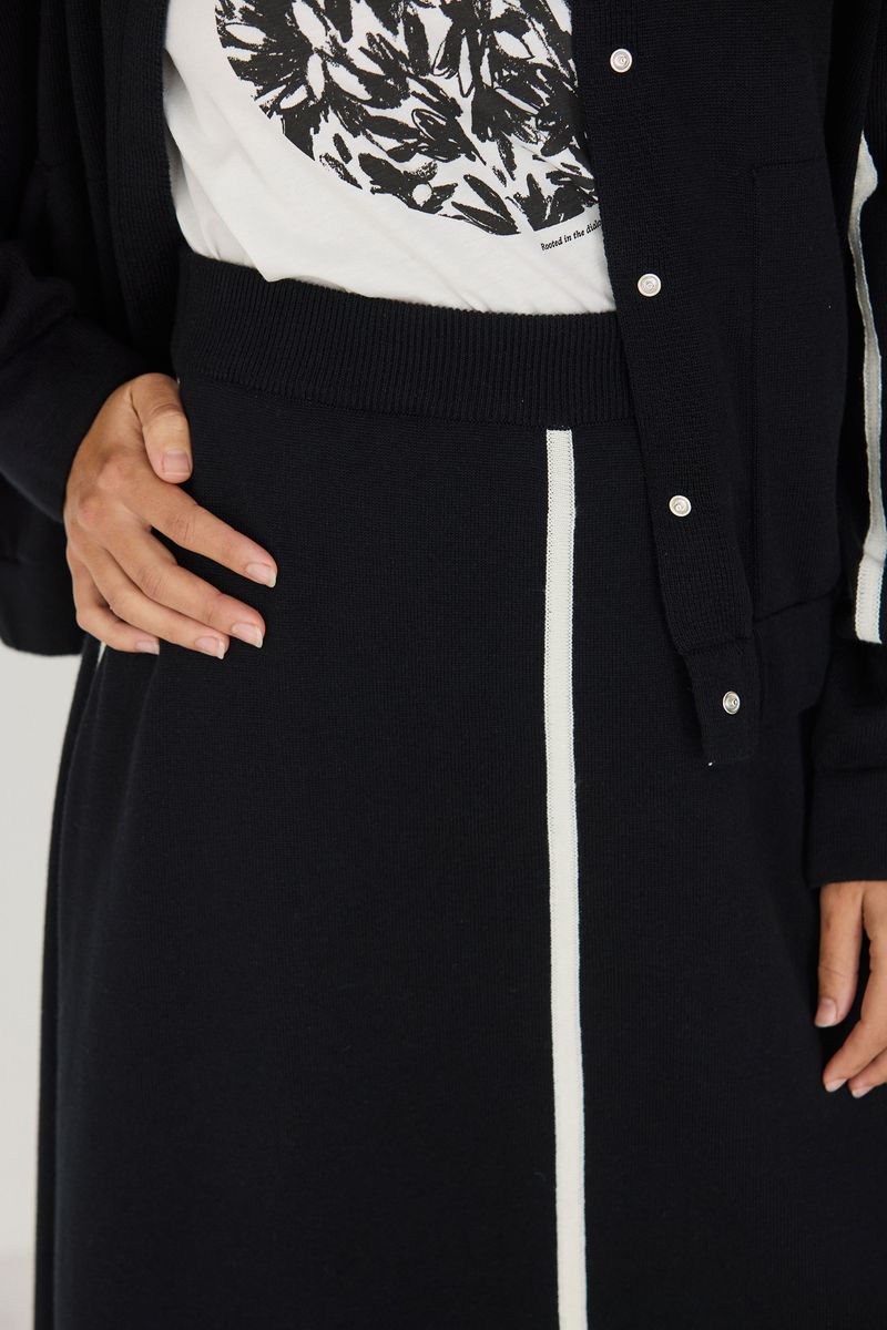 SKFK Clothing 100% Organic Cotton BIXE Skirt in Black – Terra