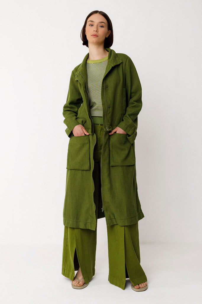 SKFK Clothing Organic Cotton Linen Blend Convertible 2-in-1 Helena