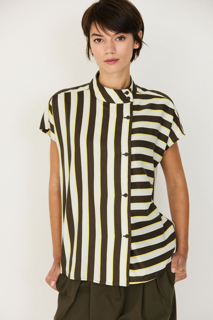 Mata Traders Organic Cotton Asheville Dress in Fern Beats Blue