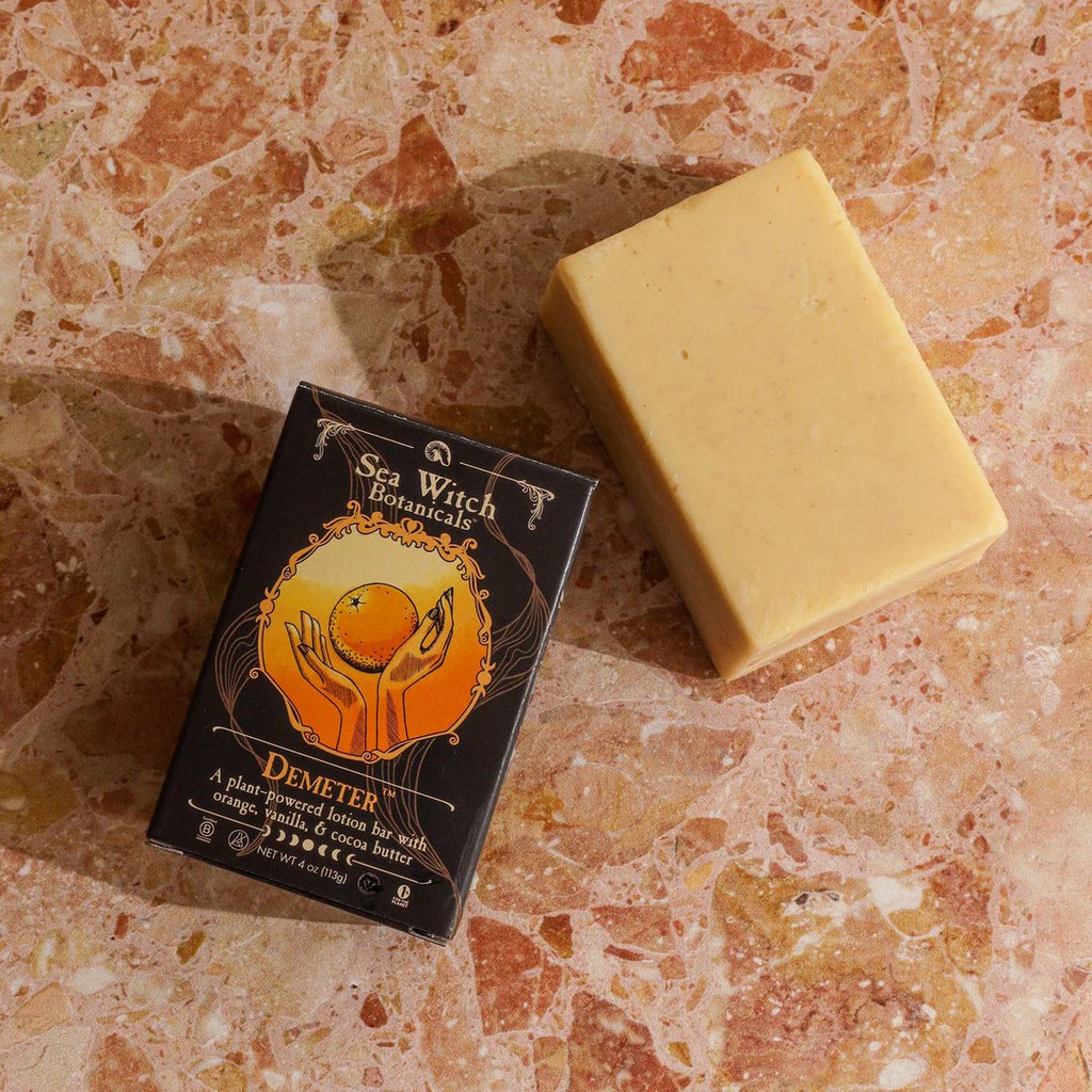 Sea Witch Botanicals Massage and Body Bar Lotion - Demeter