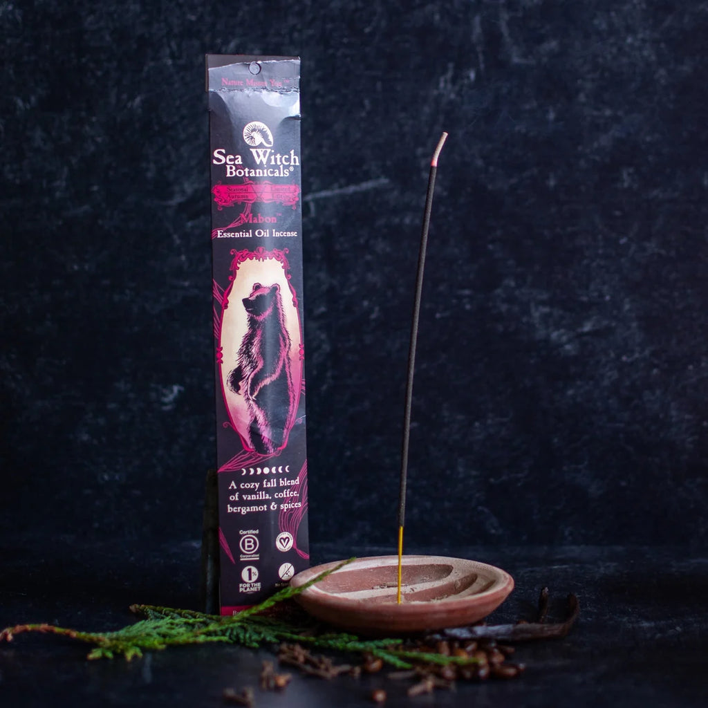 Sea Witch Botanicals Premium Natural Incense Sticks - Mabon™ with Coffee, Vanilla, Bergamot, & Spices