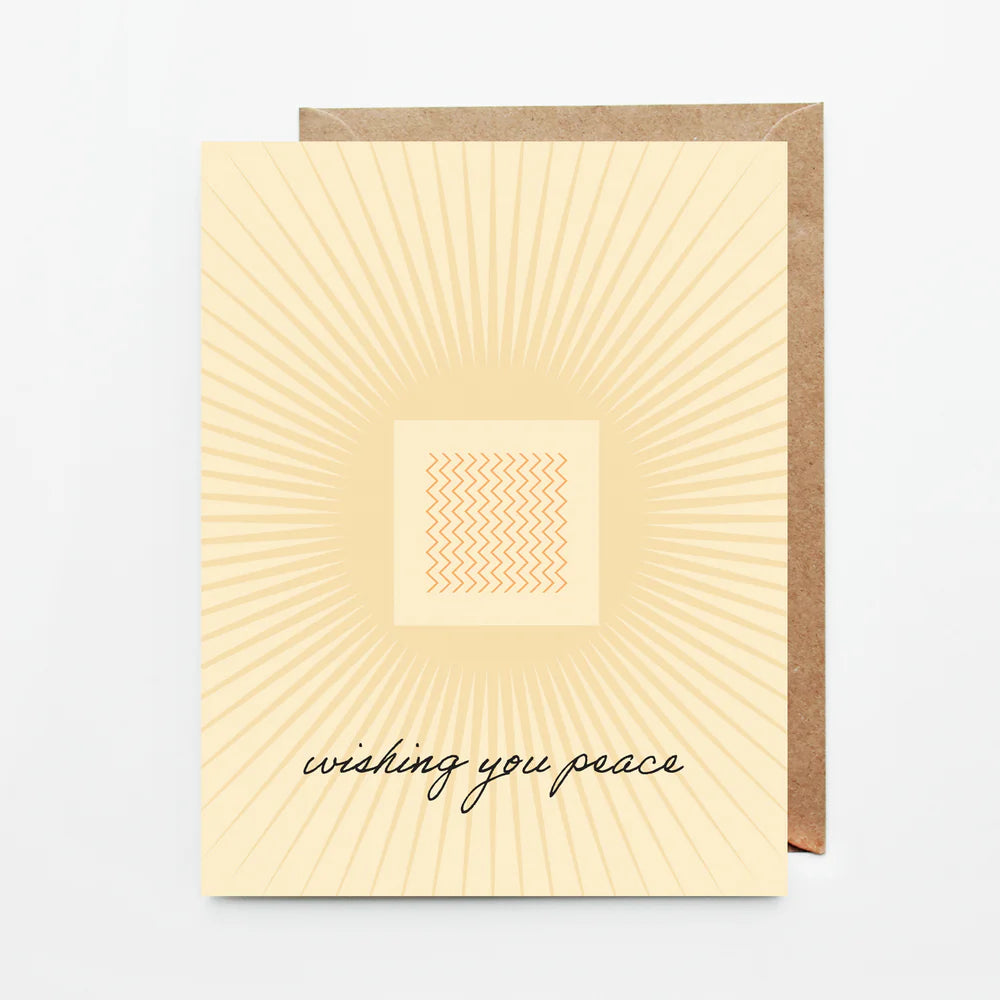 Slow North Greeting Card Wishing You Peace