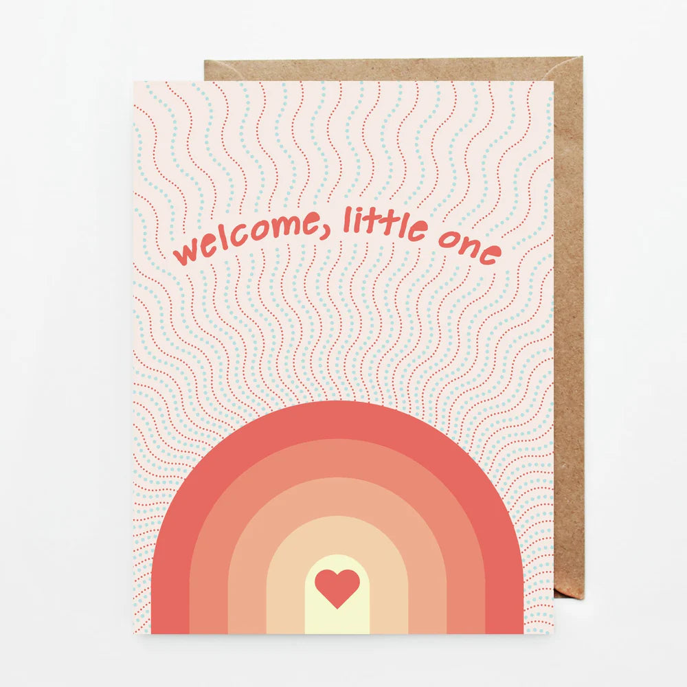 Slow North New Baby Greeting Card Welcome, Little One