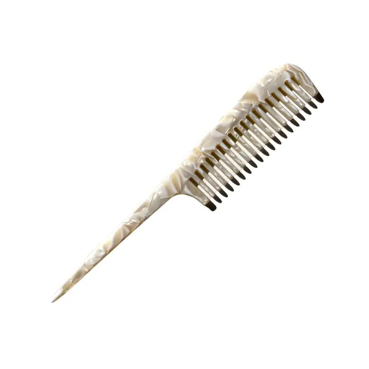 Solar Eclipse Eco-Friendly Acetate Styling Hair Comb in Blonde