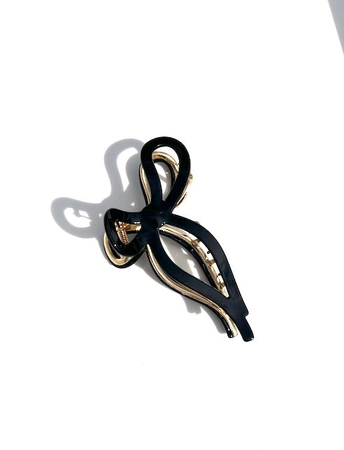 Solar Eclipse Eco-Friendly Ballet Bow Acetate Claw Hair Clip