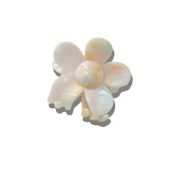 Solar Eclipse Eco-Friendly Hand-Painted Classic Pastel Marble Flower Hair Claw