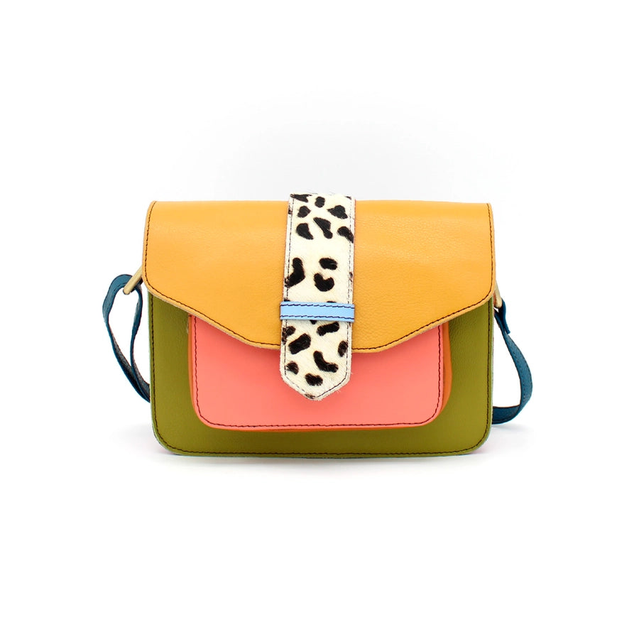 Soruka Grace Reversible Loop Upcycled Leather Crossbody Bag