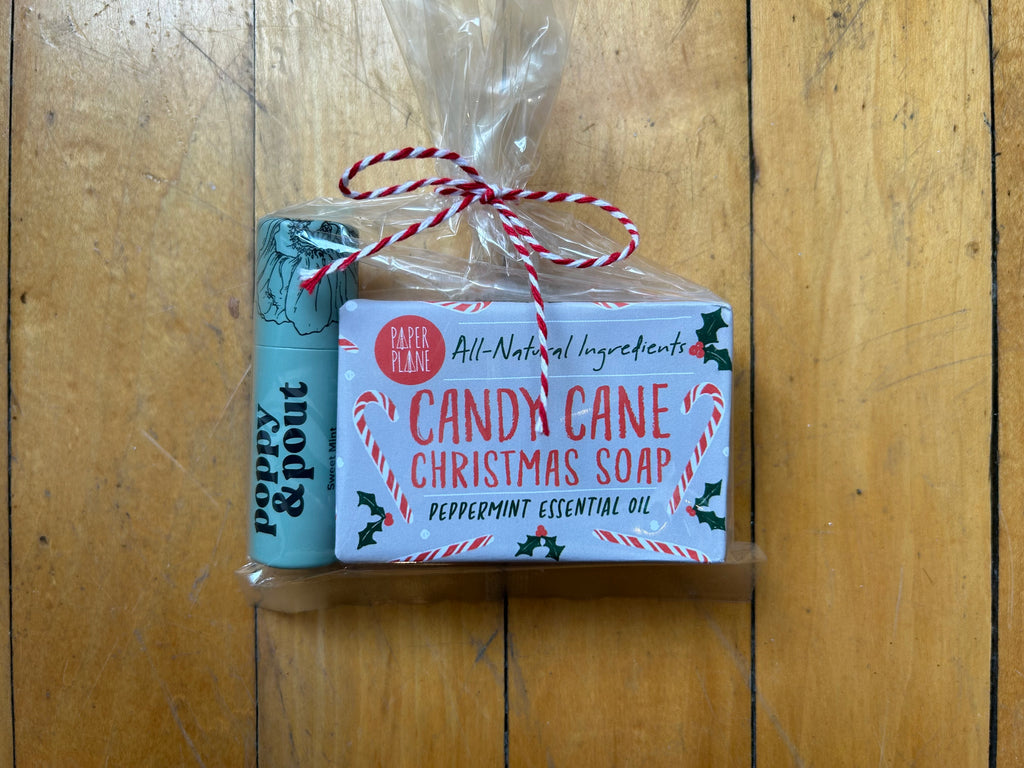 Suds & Kisses Gift Set - Sweet Mint & Candy Cane Soap