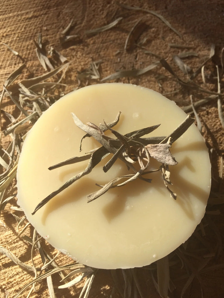 Sweetgrass Soapery Handcrafted Locally Made Shave Soap Puck - Smoke Signals