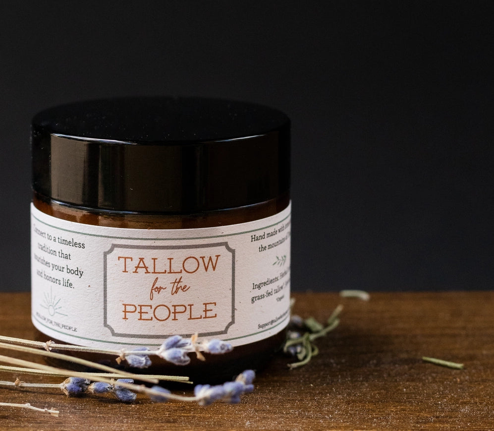 Tallow for the People Herbal Infused Tallow Balm - Lavender 2oz