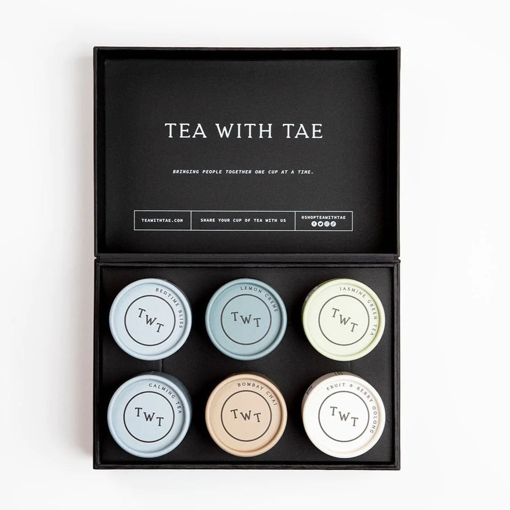 Tea with Tae Sampler Bento Box Gift Set of 6
