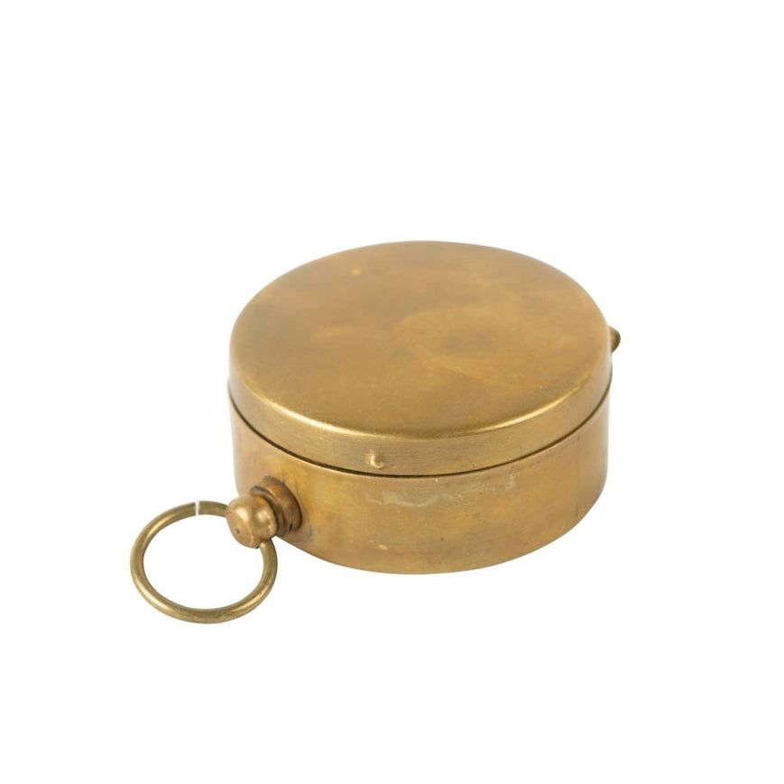 Ten Thousand Villages Brass Pocket Compass