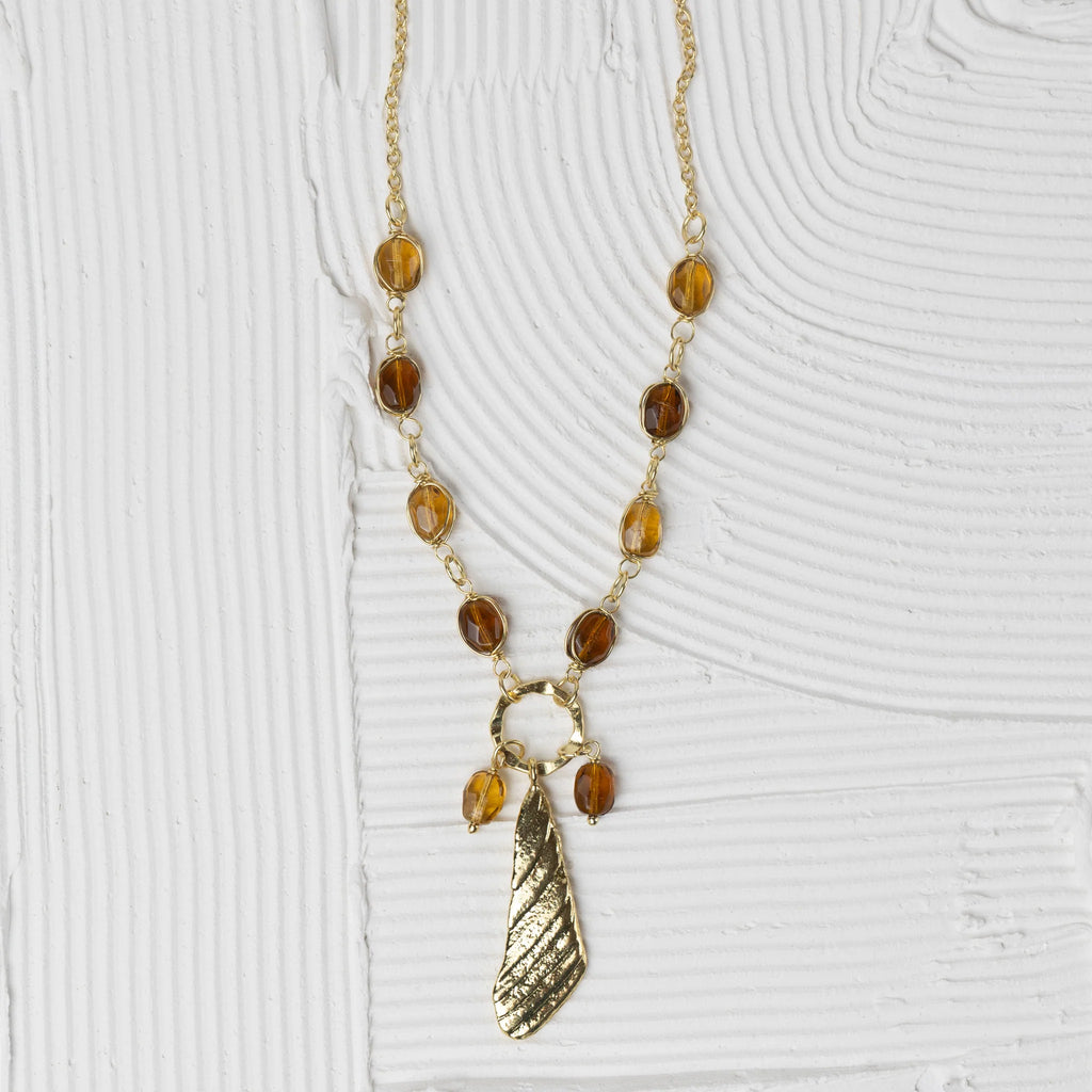 Ten Thousand Villages Handcrafted Plastic Free Mila Pendant Necklace