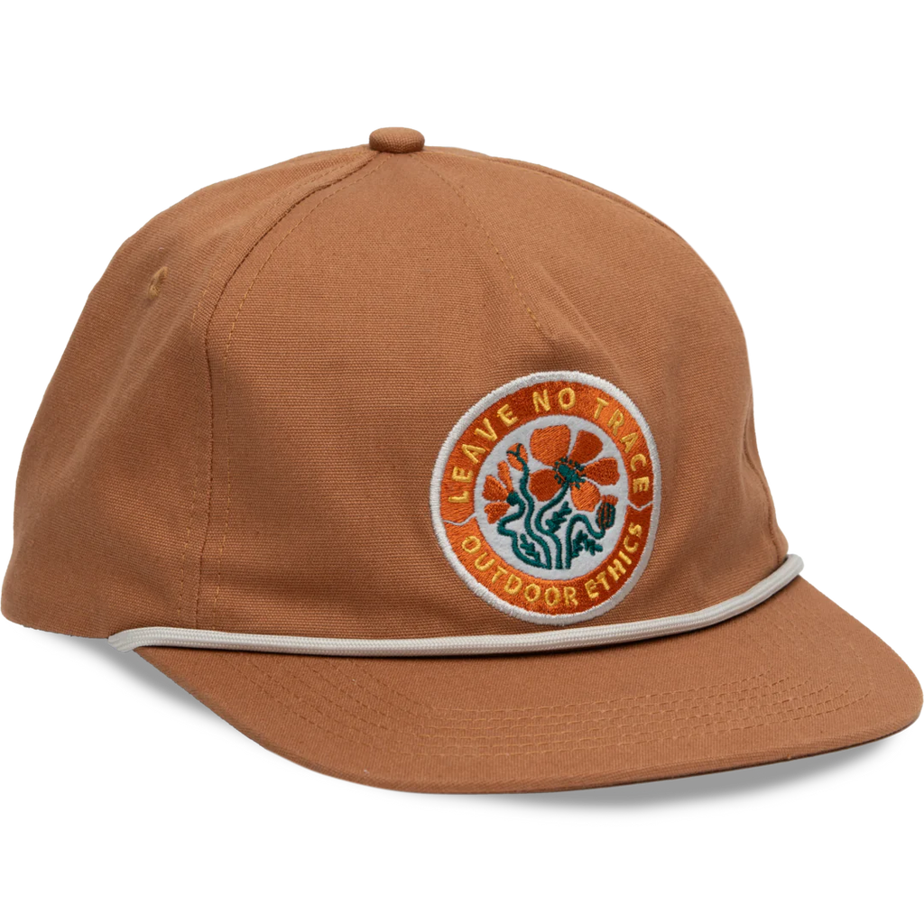 The Landmark Project Leave No Trace Outdoor Ethics 5-Panel Corduroy Hat - Oak