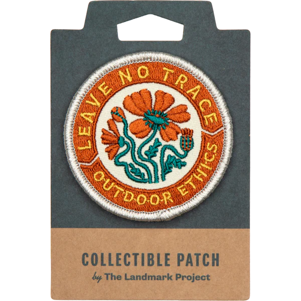 The Landmark Project Outdoor Ethics Embroidered Patch Leave No Trace 