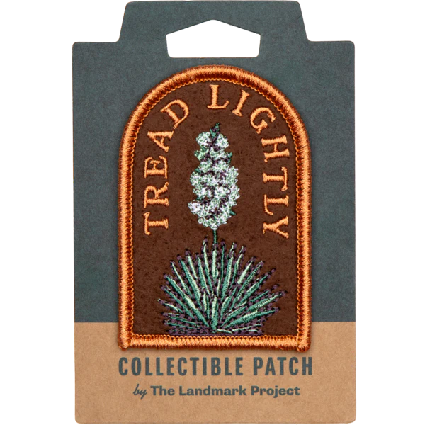 The Landmark Project Outdoor Ethics Embroidered Patch Tread Lightly