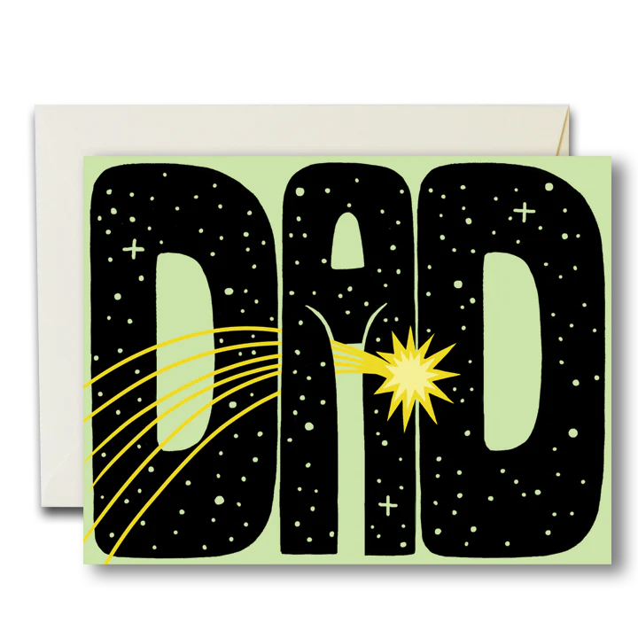 The Rainbow Vision Greeting Card - Dad Universe