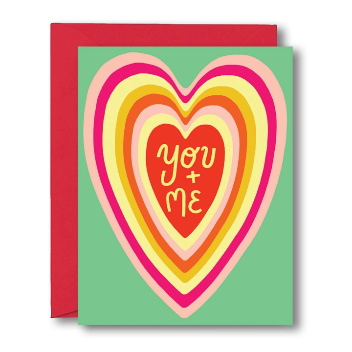 The Rainbow Vision Greeting Card - You + Me