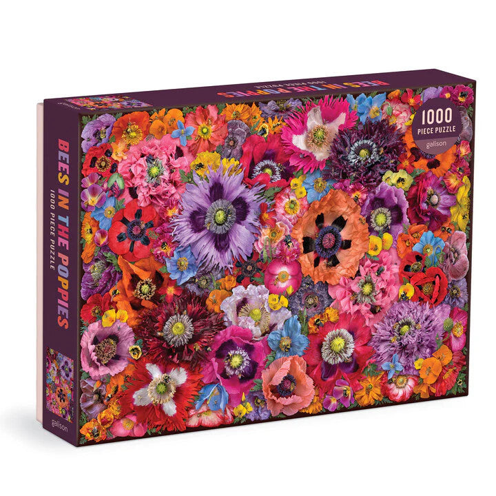 Troy Litten Bees in the Poppies 1000 Piece Family Puzzle