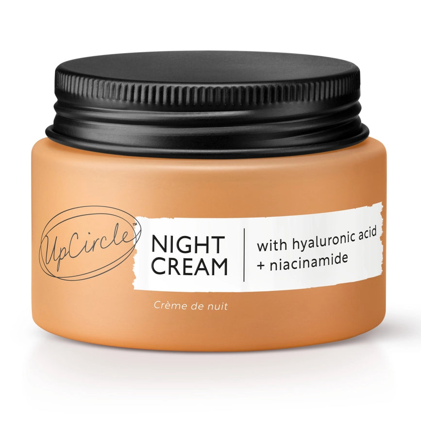 UpCircle Beauty Regenerating Night Cream with Hyaluronic Acid Niacinamide and Repurposed Blueberry Extract