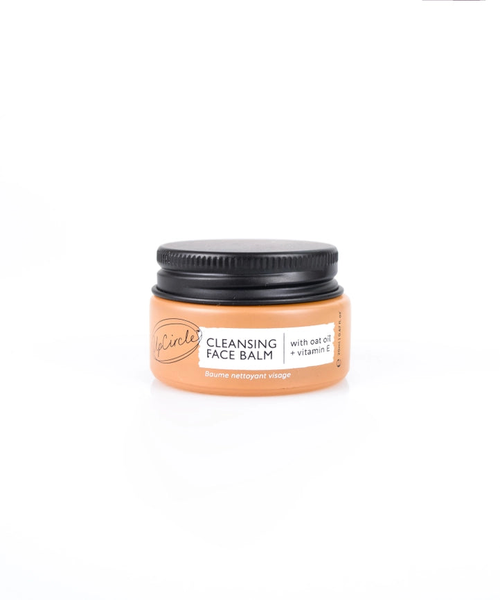 UpCircle Cleansing Face Balm with Apricot Powder, Oat Oil, and Vitamin E - Travel Size 20ml
