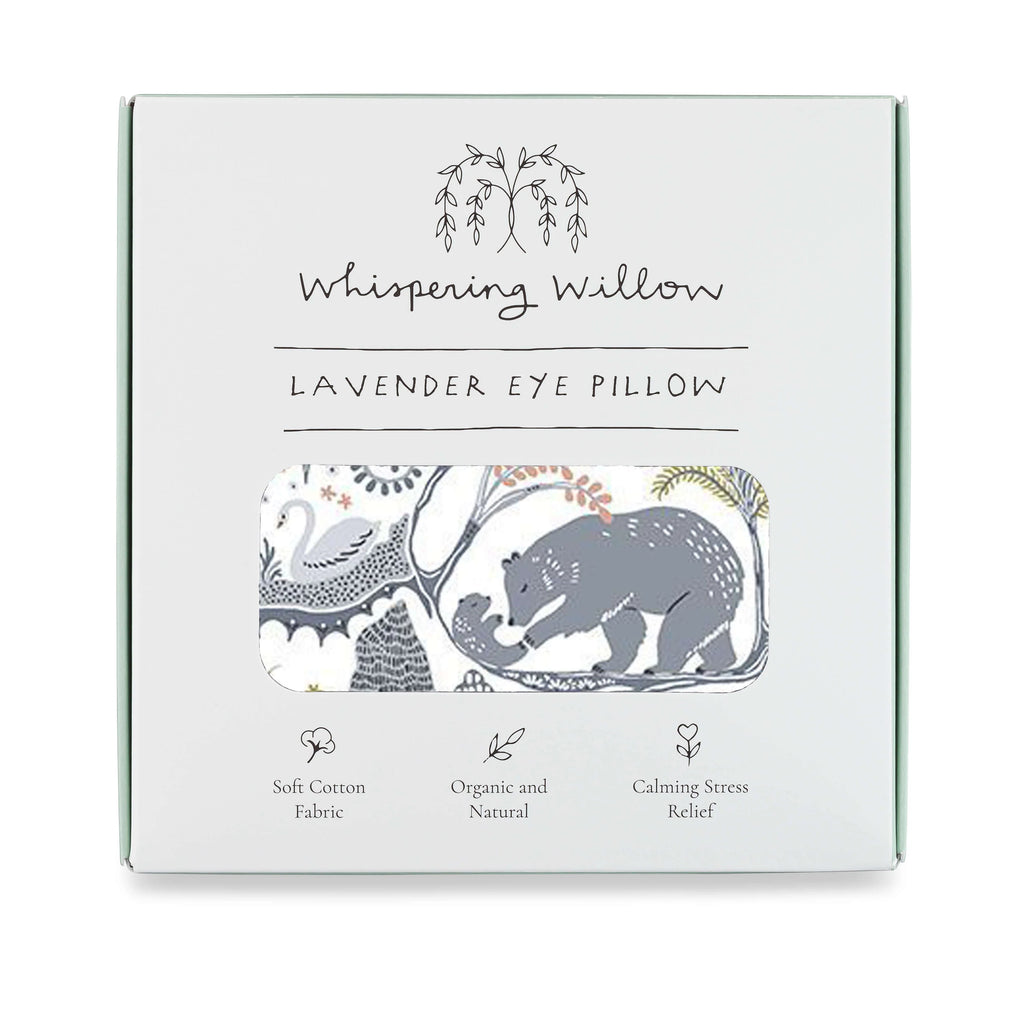 Whispering Willow Muscle Therapy Relaxation Lavender and Flax Seed Eye Pillow - Secret Forest