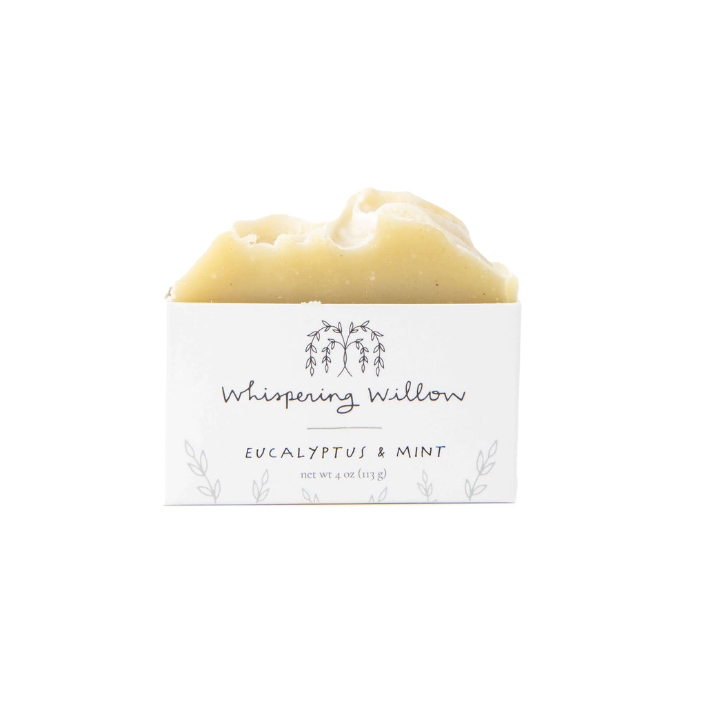 Whispering Willow Natural Aromatic Eucalyptus & Mint Bar Soap