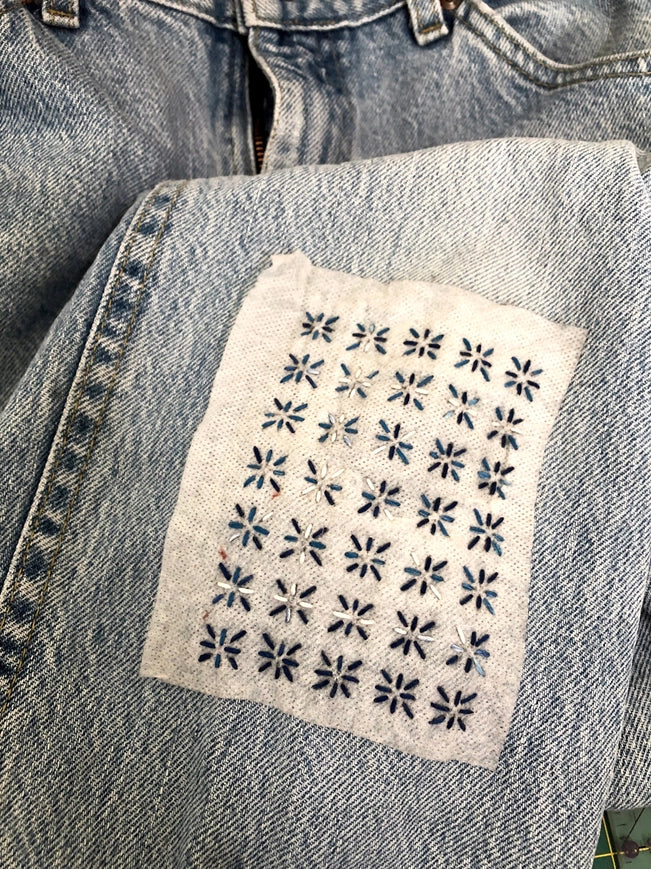 WrenBirdArts Washable Visible Mending Transfers